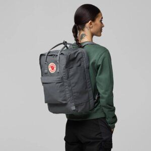 NWT Fjallraven Kånken Laptop 17" Everyday Outdoor Bag Backpack 046 Grey $125.00